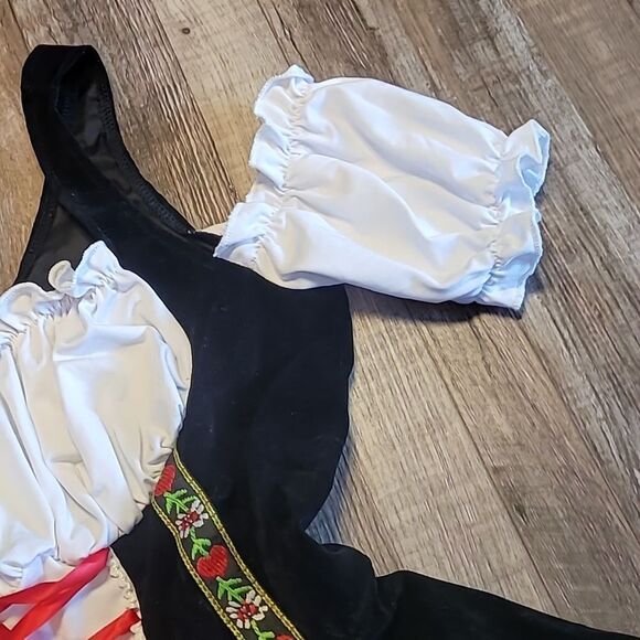 Black Velvet Octoberfest Beer Maid Bartender Costume Women's Size Small - Picture 3 of 9